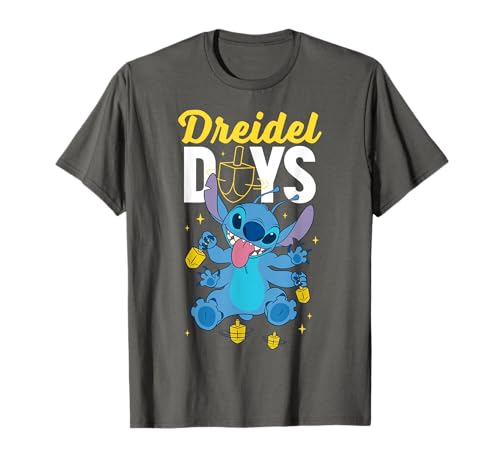 T-shirt Stitch Hanukkah Dreidel Days pour des fêtes de famille animées