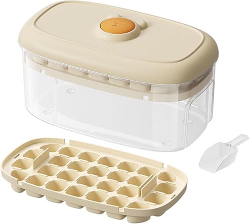製氷皿 製氷器 製氷機 蓋付き 氷を1秒で取り出す 氷作る容器 四角氷イスキューブ 氷トレー ふた付き アイストレー 小分け 氷取り出しやすい 大容量 家庭用 冷凍保存 耐久性 氷のシャベルが 付属しています (ホワイト)