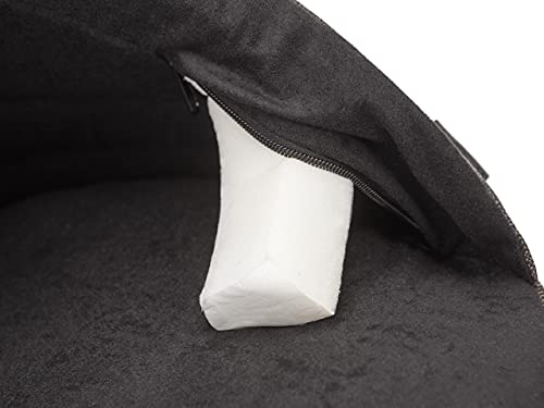 Pillowprim Hundehöhle Hundebett Hundesofa Hundekissen Hundehütte Hundekorb Hundecouch Ruheplatz Haustierbett Hundeliegen Kissen, Braun, R1: 65 x 50 cm