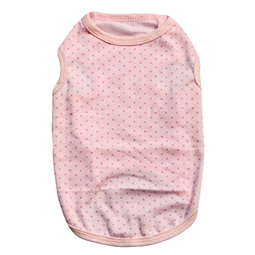 YiJee Lindo Ropa para Mascotas Perro Suave Rayas Perrito Chaleco Armada Camiseta de Verano como la imagen6 XS