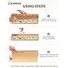Unbleached Parchment Paper Roll for Baking 12in x 262ft, 260 Sq.Ft, Heavy Duty & Non-stick Baking Paper with Slide Cutter, Brown Parchment Paper for Cooking, Air Fryer, Steaming, Bread