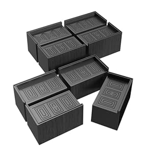 MYMULIKE Betterhöhungen 7,6 cm Möbel Erhöhung (8 Stück)