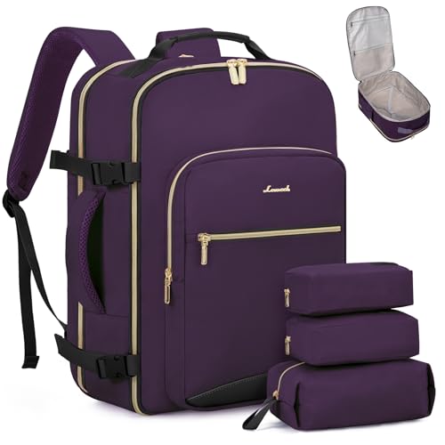 LOVEVOOK 40L Travel Backpack with 17" laptop compartment