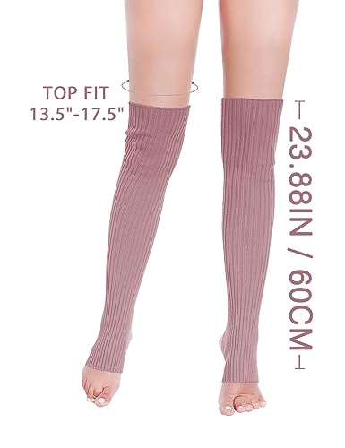 Image of v28 Women's Neon Knit Leg Warmer for 80s Party Dance Sports Yoga