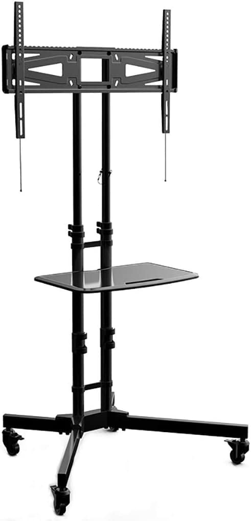 OLSKFUH Rolling Tv Stand, Mobile Tv Cart, Mobile Tv Stand, Flat Panel Tv Stand Hanger Mobile Cart Floor Rack,