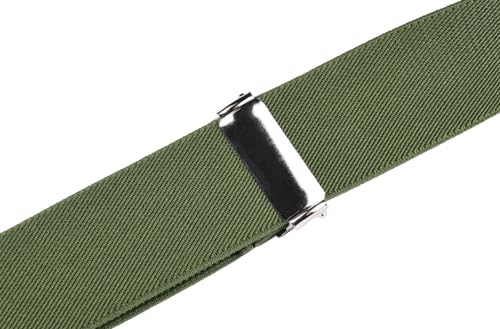 Image of Suspenders for Men with Snap Hooks Adjustable 1.4 inch Wide