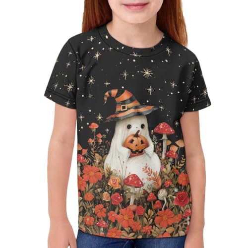 Image of Xhuibop Kids T Shirts for Boys Size 3-16 Girls Short Sleeve Sportswear Active Tops