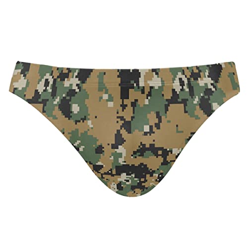 Digital Camouflage Mens Swimwear Swim Briefs Sexy Bikini Swimsuit For Summer Beach L 20402972 #TOP11