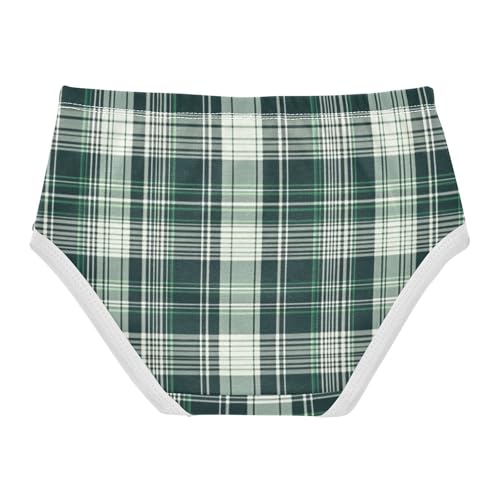 Girls' Triangle Panties Comfort Color for Young Girls Traditional Tartan Style for Textiles2