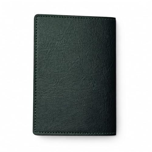 Image of The Messy Corner Unisex Vegan Leather Passport Cover | Classy & Stylish Printed Travel Case | (Forest Green, Backpacker)