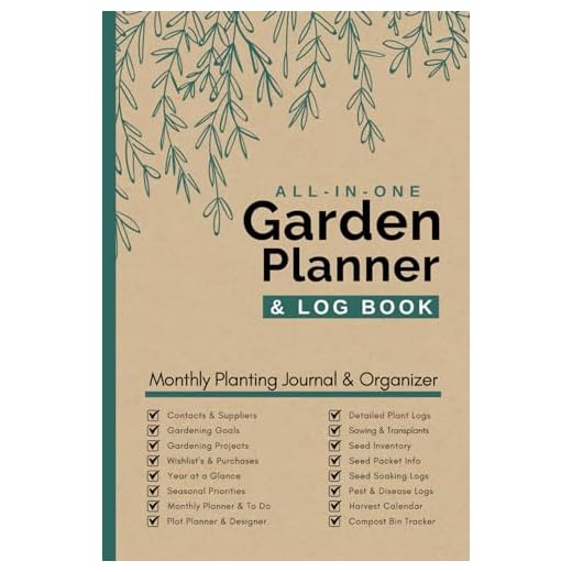 Garden Planner and Log Book: Complete Gardening Journal with Monthly Tasks, Seasonal Plans, Plant profiles, Plot Design, Tracking for vegetables, flowers, & fruit trees & much more.