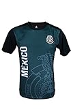 Icon Sports Men Mexico National Football Team Soccer Poly Shirt Jersey -01