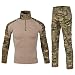 WXHN Ropa táctica de verano para exteriores, Airsoft, Paintball, uniforme de tiro militar, camisas de camuflaje táctico, pantalón cargo