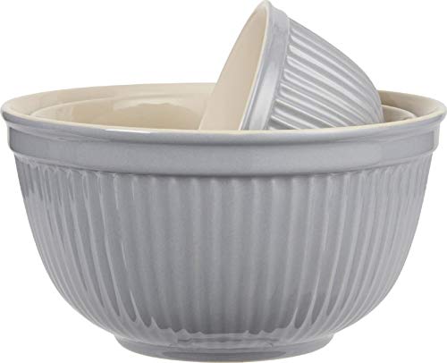 Ib Laursen - Schalensatz 3 teilig - Keramik - Mynte - French Grey