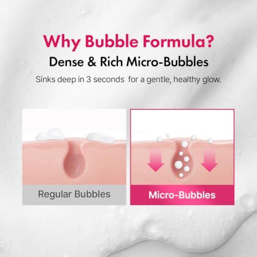 Image of Hanskin PDRN Micro Bubble Pore Mask, Pink Lotus PDRN Mask, 3.21 fl oz | 3-Second Foaming Formula, Micro Bubble Foam Mask, Pink Lotus PDRN, Pore Care, Sebum Control, 7-Layer Collagen, Hydrating