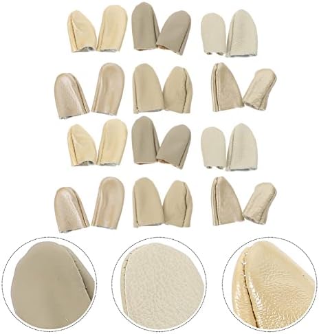 24pcs Color Pin Felting Thimble Finger Your Leather Random Handmade Fingers Hand Sewing Thumb Thimbles Tools Cover Quilting Protecting Essentially Guard