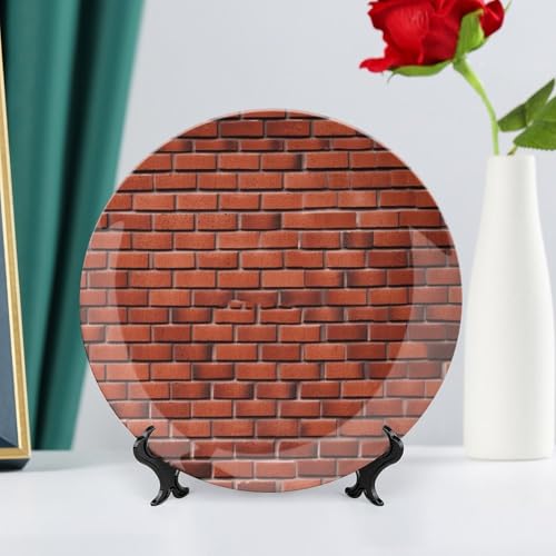 Plato decorativo de porcelana Bone China 10 pulgadas miniatura 6