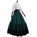 GRACEART Vestido de Traje Medieval Vestido renacentista para Mujer Vestido Largo de...