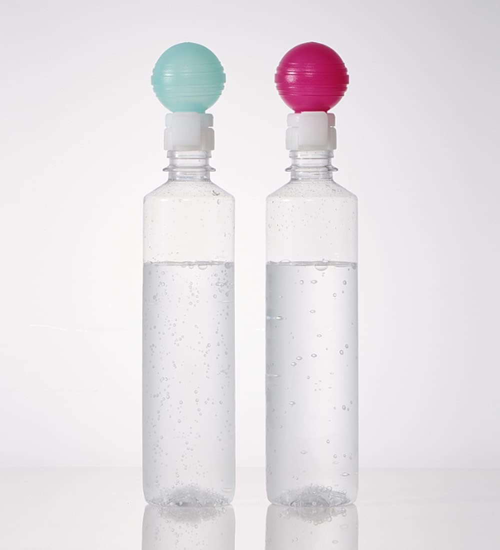 あおぞら(Aozora) 炭酸を維持するペットボトル用キャップソーダフレッシュ ピンク 2個セット 炭酸水 ペットボトル ワンタッチ開閉 爽快感 650896