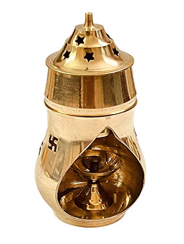 Brass Camphor Diya Frienemy l'élégance du laiton traditionnel