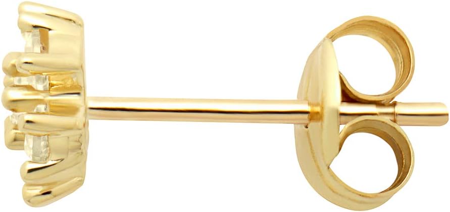 Milla Solid 100% Real 14K Gold Stud Earrings| All Day Wear | Hypoallergenic | Multiple Styles and Trends For All Occasions