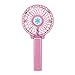 Produktbild Sommer Ventilator FORH Mini Handheld USB Personal Fan Aufladbarer Batterie Lüfter Kraftvoller und geräuscharmer Turbo-Ventilator Beweglicher Tischventilator Lüfter zum Kühlen (Pink)