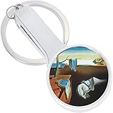 Melting Clocks Salvador Dali Purse Hanger with Keychain