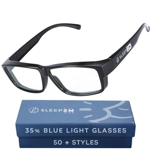 Image of Sleep ZM Blue Light Blocking & Light Sensitivity Fitover Glasses - 14 Lens Types for Comfort, Relaxation, Sleep & Relief