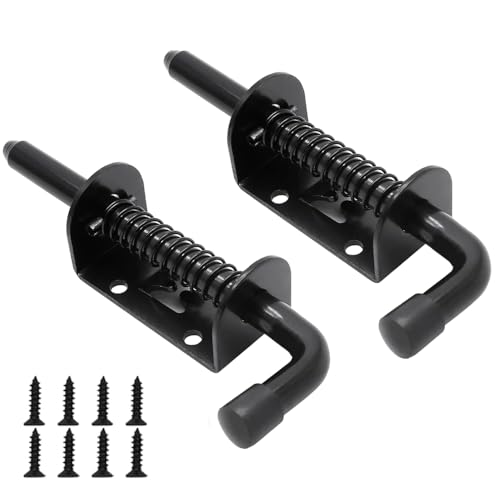 E-TING 2 Packs 5 Inch Spring Loaded Latch Pin with 8 Screws