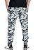 PROGO USA Men's Joggers Sweatpants Basic Fleece Marled Jogger Pant Elastic Waist (X-Small, Slade Camouflage)