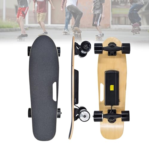 Longboard EléCtrico para Desplazamientos Urbanos, Monopatines EléCtricos PortáTiles, 3 Modos, Tabla De 7 Capas, Monopatines EléCtricos para Principiantes Y Adolescentes
