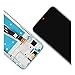 Compatible with Huawei P Smart 2019 LCD Display Screen Replacement,for P Smart 2019 Pot-LX3 LX1 LX1AF LX1RUA LX2J Display LCD Panel Repair Parts Kit,with Tempered Glass+Tools (Black with Frame)