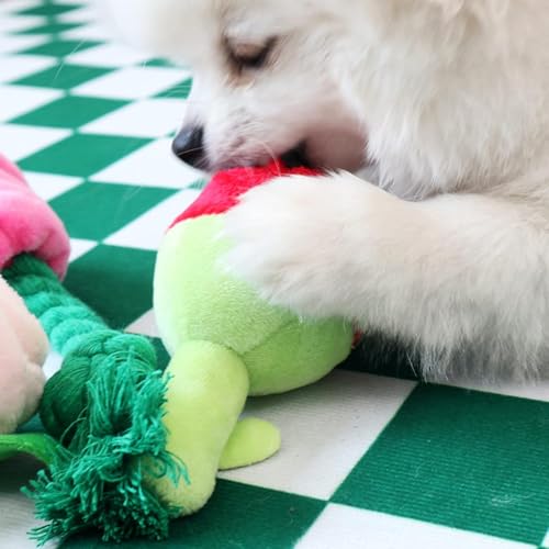 Juguete Peluche Interactivo en Forma de Rosa para Perros y Gatos miniatura 6