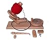 Merit wooden craft Wooden Yarn Large Ball Winder and Table Top Swift Winder Knitting and Crochet Umbrella Winder Holder Hand Operated Knitting Winding Tools Wool Winder #1