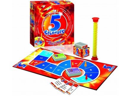 Jeu de société - 5 Secondes - Nouvelle Version française - Set Jeu Enfant + 1 Carte Tigre