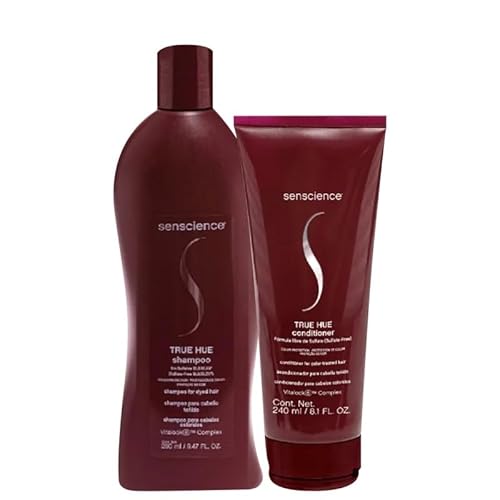 Kit Senscience True Hue Condicionador 240ml + Shampoo 280ml - Cabelos Coloridos