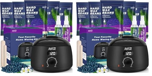 Chauffe Cire Kit pour corps entier avec galets de cire chaude et huiles