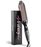 Farery Thermal Brush Extra Long Barrel, 38mm Hot Brush Curling Wand for Big Bouncy Curls, Non-Blowing Heated Round Brush, Ceramic Curling Wand for Medium & Long Hair, 9 Adjustable Temps, Dual Voltage