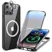 Produktbild Neeliup für iPhone 14 Pro Max Hülle mit Panzerglas - 360 Grad Ganzkörper & Transparent HandyHülle für Mag Safe Zubehör & Kameraschutz Case für iPhone 14 Pro Max