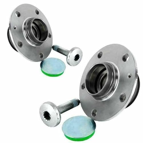 Rear Hub Wheel Bearing Kit Compatible With VW Golf MK7 (Years 2012-2015) Pair With ABS