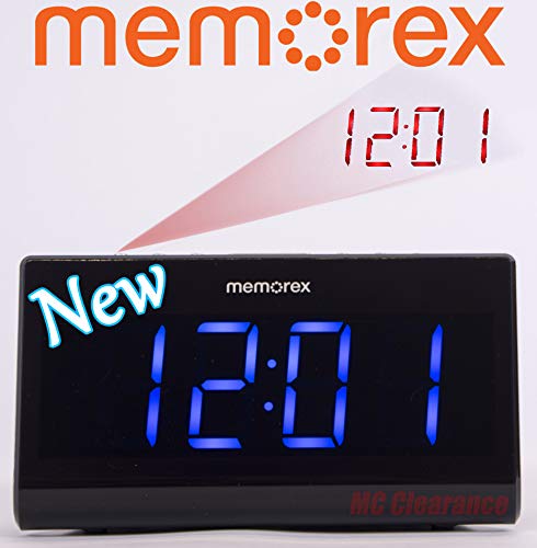 Memorex MC0952 Projection 180Â° Flip with Focus Clock Double Alarm Radio