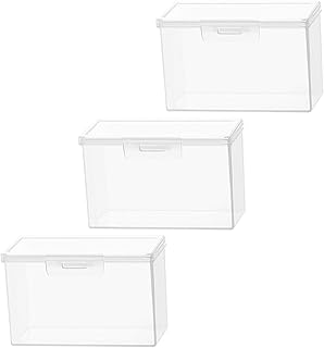 [Anneome] 3個トランプケース 透明 カード収納ボックス ポータブル コンパクト 耐摩耗性 カードデッキ 収納 整理 持ち運び便利