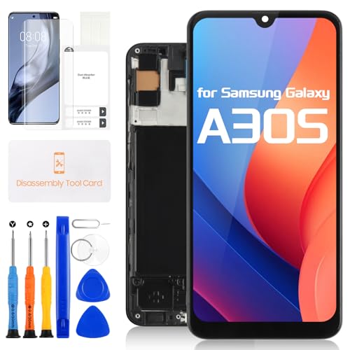 Écran LCD pour Samsung Galaxy A30s A307 tactile Incell avec châssis de remplacement