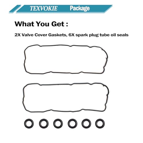Image of VS50588R Valve Cover Gasket Set Fit for Lexus ES300 3.0,Repalcement for Toyota Camry,Avalon,Sienna,Highlander,Solara,Lexus ES330,RX300, RX330, RX400h 3.0L 3.3L VS50515R,11213-0A010, 11214-0A010