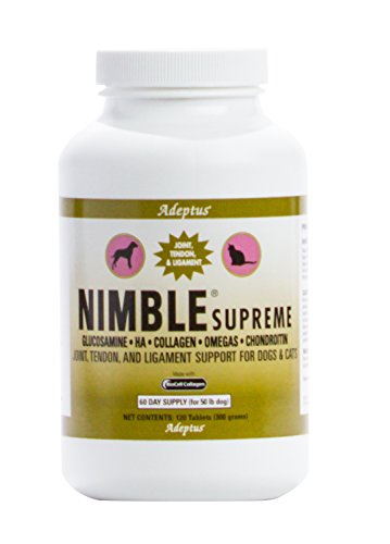 Adeptus Nutrition 120 Tablets Nimble Supreme Pet Food, 4.5 x 4.5 x 6