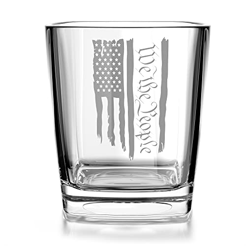 image for Old Southern Brass We The People Patriotic American Flag Decanter Whis