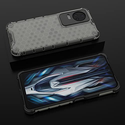 Image of Glasgow | for [ Poco F4 5G ] Stylish Look Pattern Back Case Cover for [ Poco F4 5G ] - Black