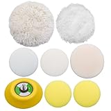 Buffing Polishing Pads Kit Fit for Milwaukee Electric Tools M12 Spot Polisher/Sander, Sander Accessory Kit Replacement Polishing Pad Replace 49-36-2438