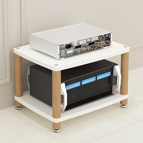 Meuble stéréo d'angle et étagère audio-vidéo pour console et lecteur HiFi