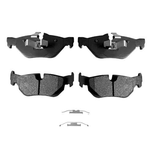 Image of PM Auto Rear Ceramic Brake Pads Compatible With 2007-2013 BMW 328I Base